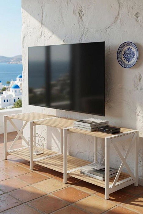 Hanah Home Soporte para TV Blanco